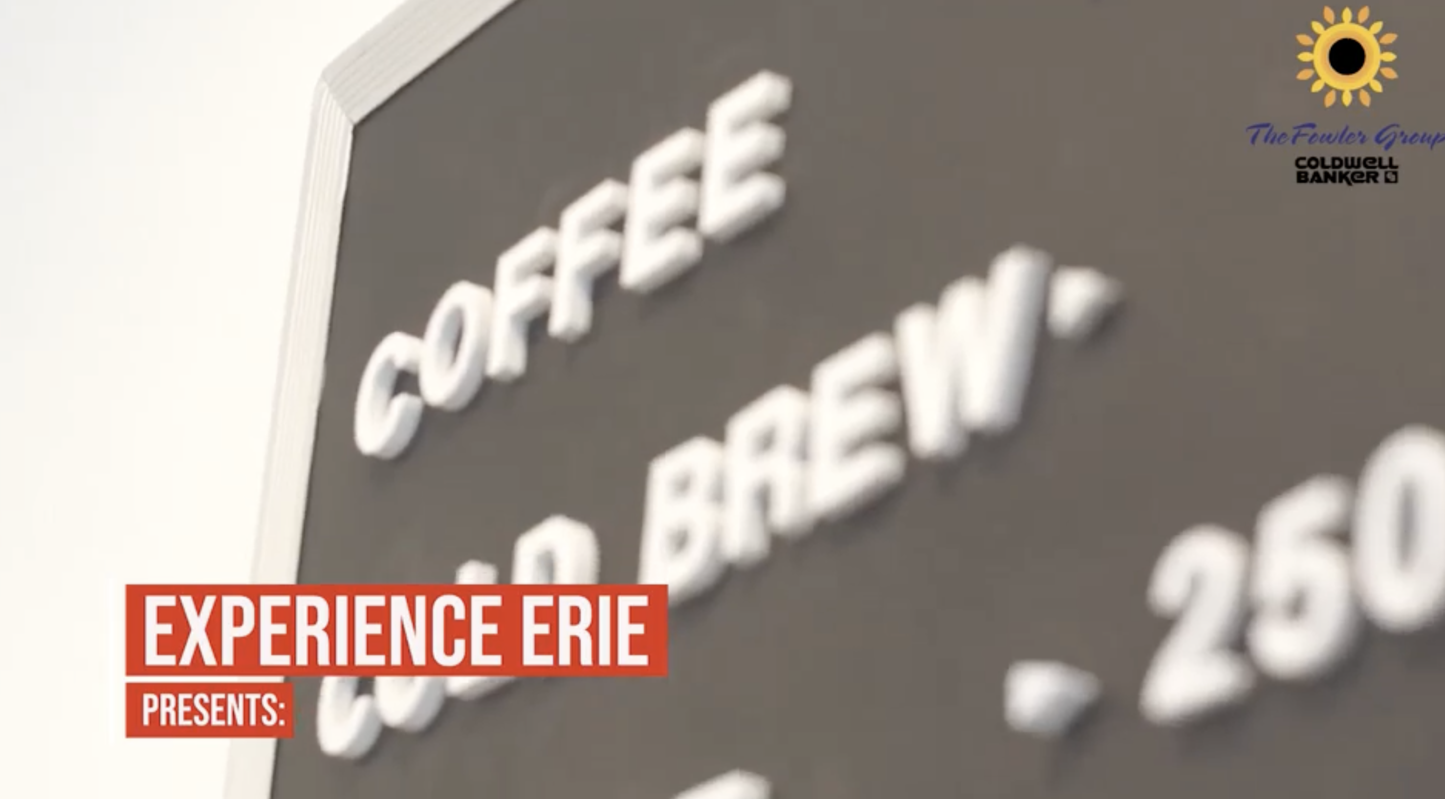 Experience Erie with Fox dog coffee
